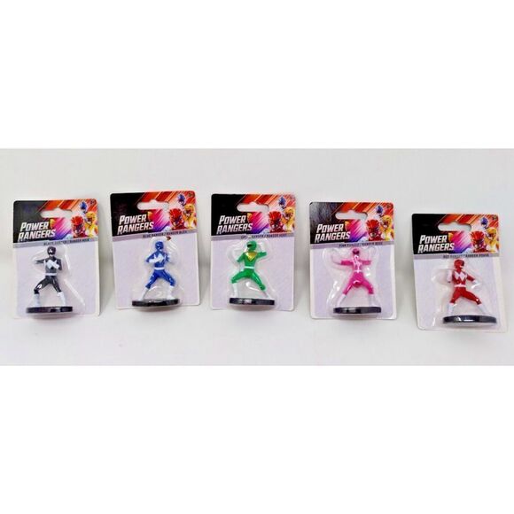 Power Rangers Figures Lot of 5. All in one set! Free standing with nice details - Picture 1 of 6